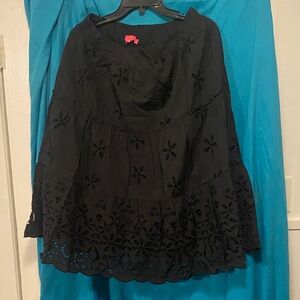 Lilly Pulitzer Black Mini Skirt